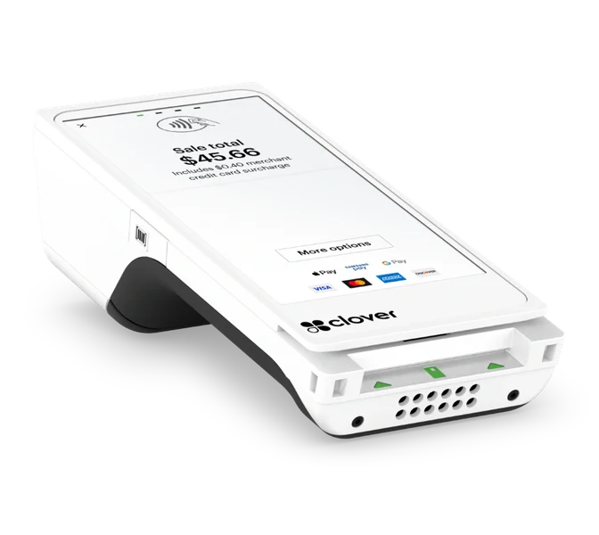 Clover Flex handheld payment terminal with built-in printer